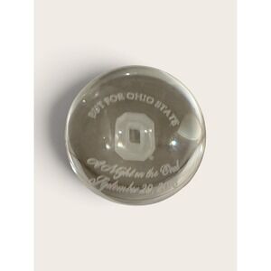 A Night On The Oval Ohio State University Decorative Orb Paperweight 3" Tall